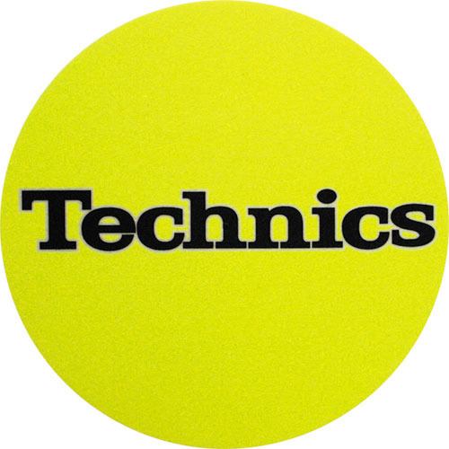 2x Slipmats - Technics - giallo