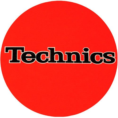 2x Slipmats - Technics - Orange