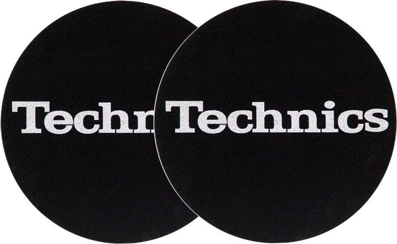 2x Slipmats Technics Logo - argento