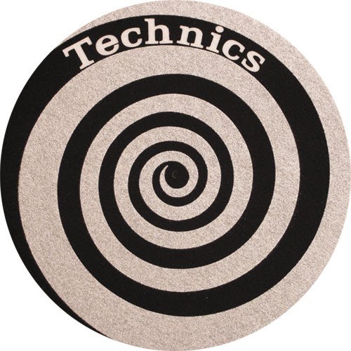 2x Slipmats Technics Spiral - argento