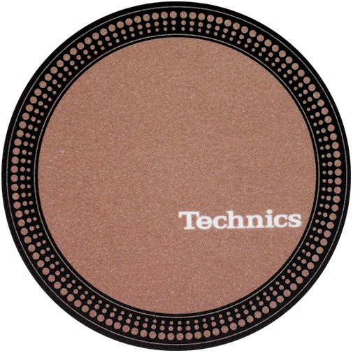 2x Slipmats - Technics Strobe - Brown