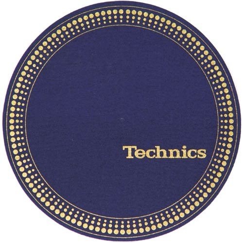 2x Slipmats - Technics Strobe - Blue