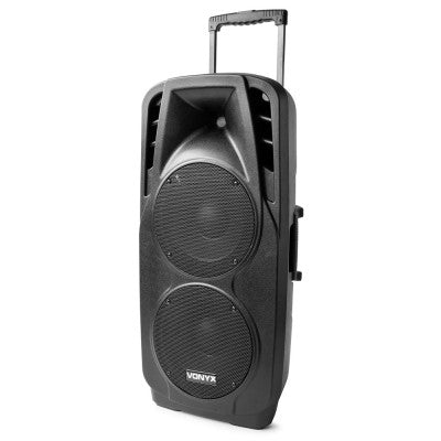 Portable Sound System ABS 2x10" 2x UHF, BT