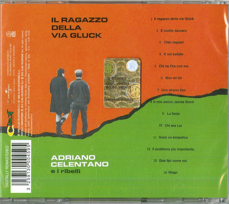 Celentano Adriano - Il Ragazzo Della Via Gluck Cd 3259130004595