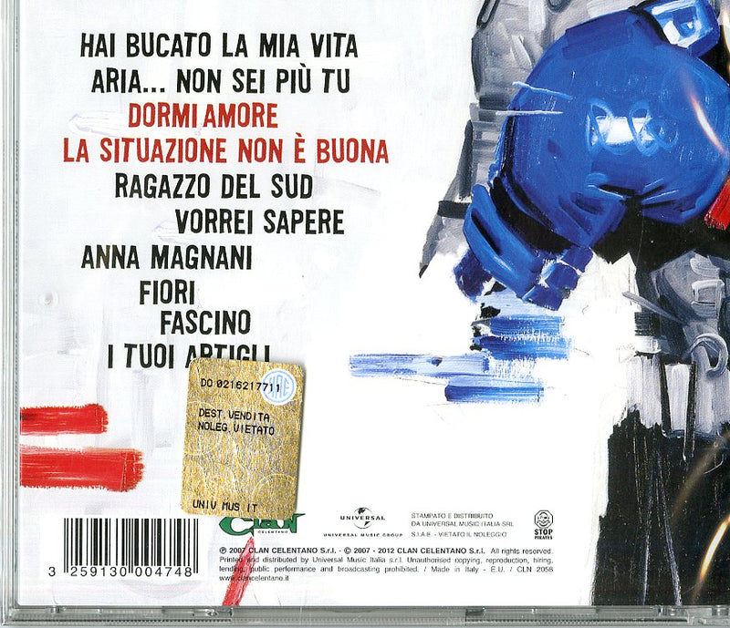 Celentano Adriano - Dormi Amore La Situazione Non E'Buona Cd 3259130004748