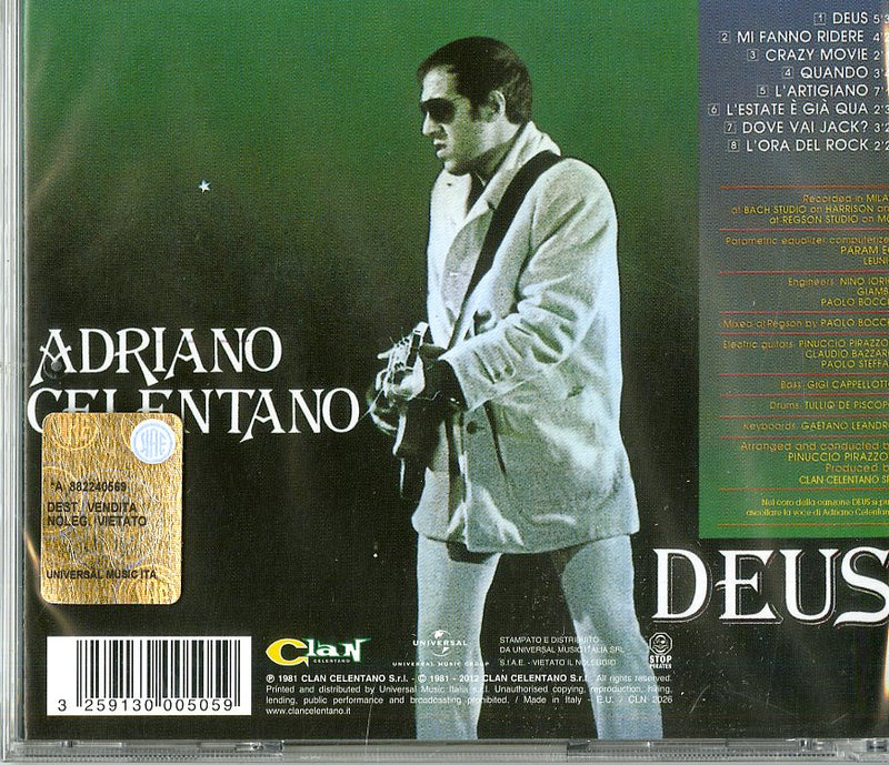 Celentano Adriano - Deus Cd 3259130005059
