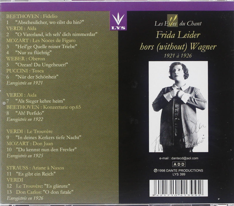 Compilation - Leider Frida Interpreta CD 3421710413992