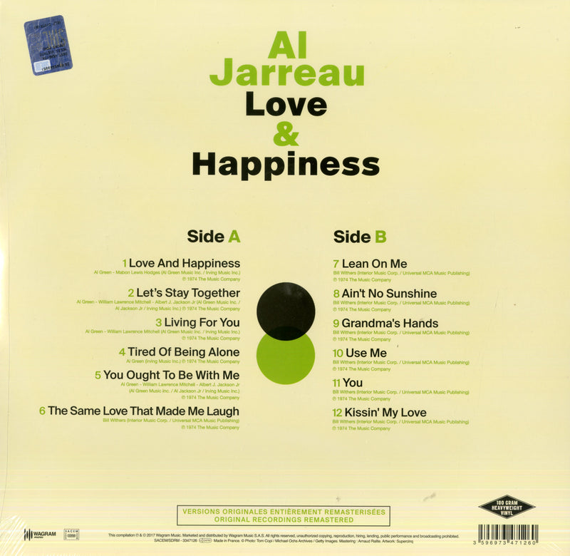 Jarreau Al - Love & Happiness Lp 3596973471260