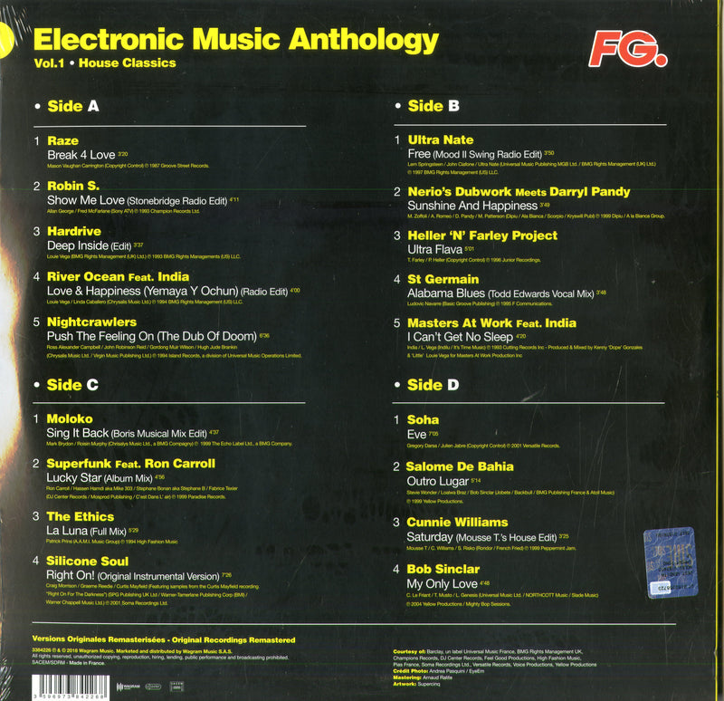 Compilation - Electronic Music Anthology Vol.1 Vinile LP - Vinyl record 3596973842268