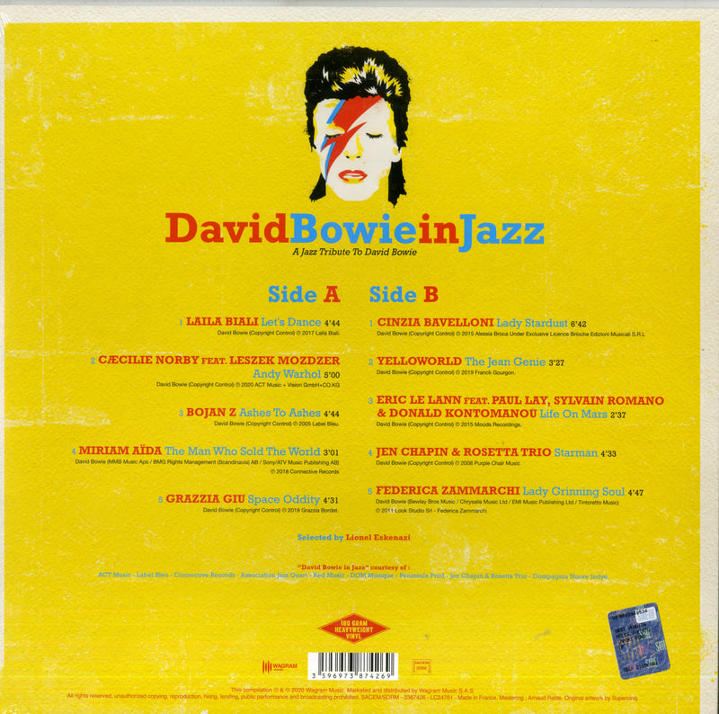 Compilation - David Bowie In Jazz Lp 3596973874269