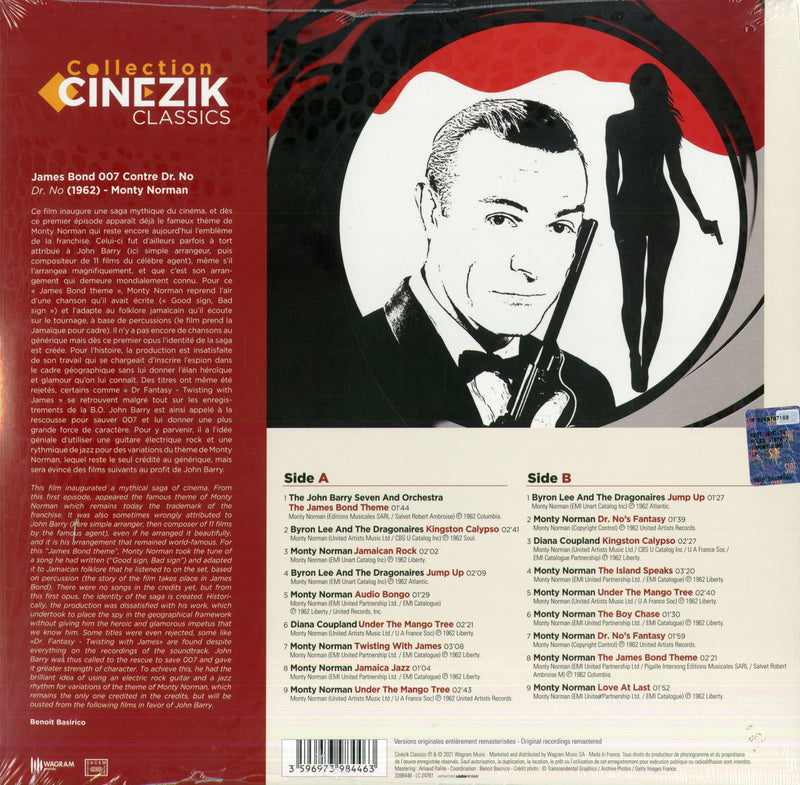 O. S. T. -James Bond 007 Contre Dr. No - James Bond 007 Contre Dr.No Lp 3596973984463