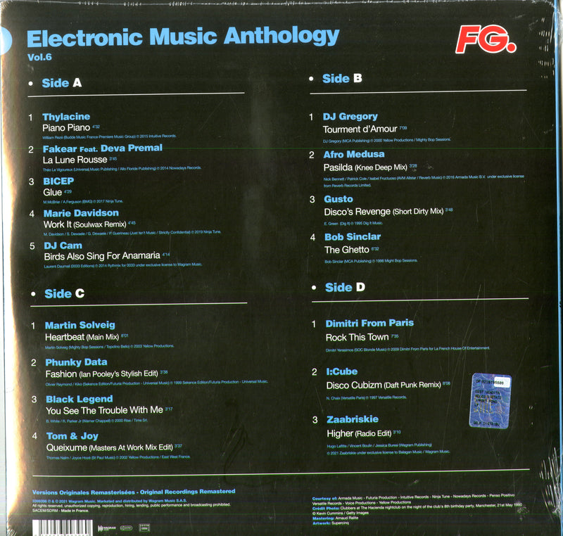 Compilation - Electronic Music Anthology Vol.6 Lp 3596973993960