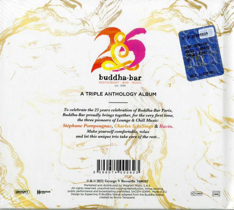 Compilation - Buddha Bar 25 Yaers - Anniversary Collection Cd 3596974002623