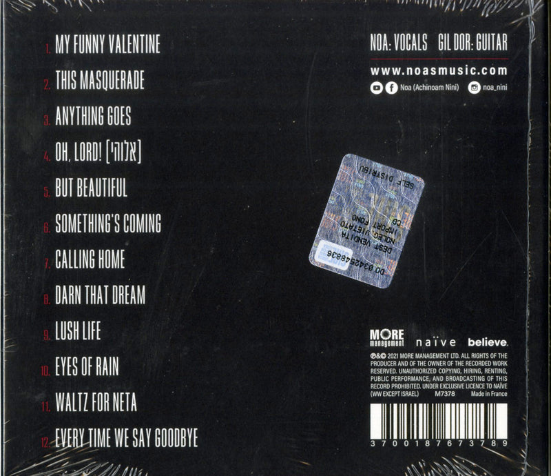 Noa - Afterallogy Cd 3700187673789