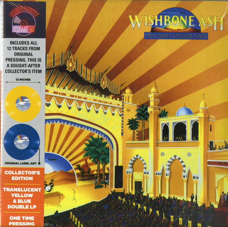 Wishbone Ash - Live Dates Ii (Vinyl Yellow & Clear Blue Limited Edt.) (Rsd 2020) Lp 3700477831837