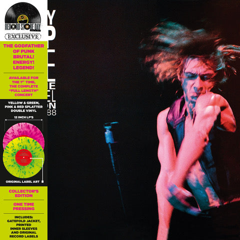 Pop Iggy - Live At The Channel Boston (Vinyl Fluo Green & Fluo Yellow Limited Edt.) (Rsd 21 Lp 3700477832292