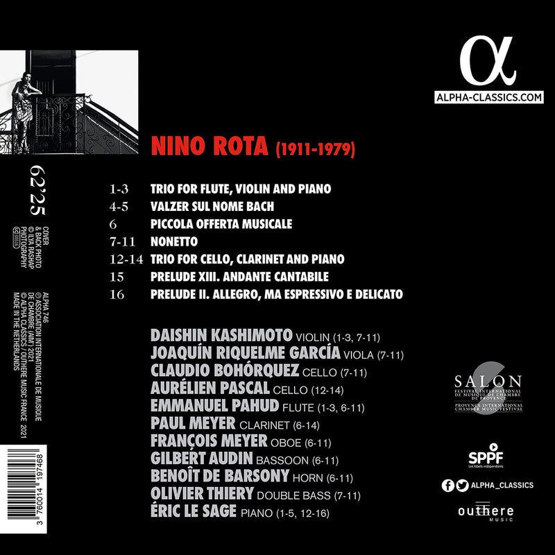 Rota Nino - Chamber Music Cd 3760014197468