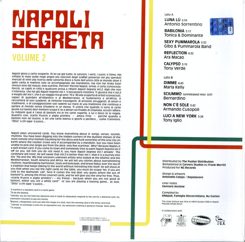 Compilation - Napoli Segreta Vol.2 (Deluxe Edt.) Lp 3760179355444