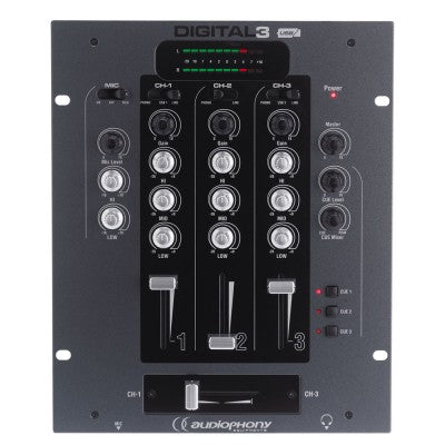 Compact DJ mixer