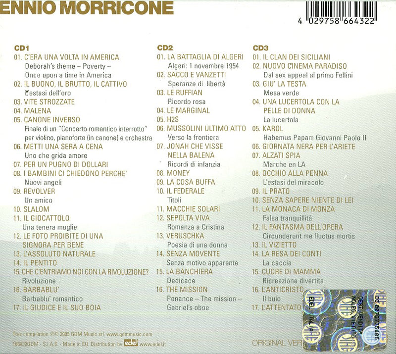 Morricone Ennio - Gold Edition 2 Cd 4029758664322
