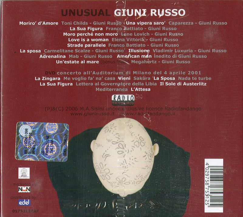 Russo Giuni - Unusual (Cd+Dvd) CD 4029758753125