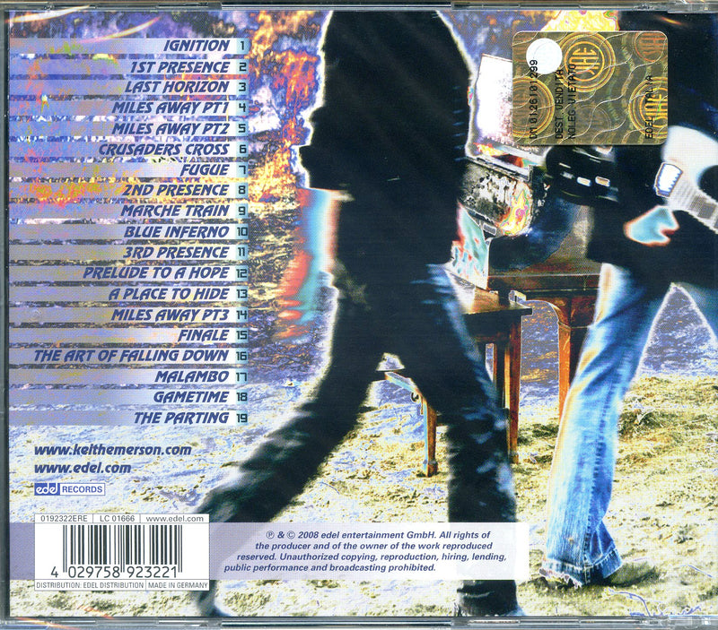 Emerson Keith Feauturing Marc Bonilla - Keith Emerson Band Cd 4029758923221