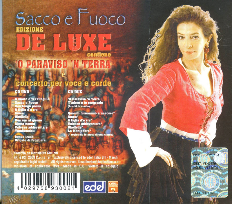 De Sio Teresa - Sacco E Fuoco (Deluxe Ed.) Cd 4029758930021