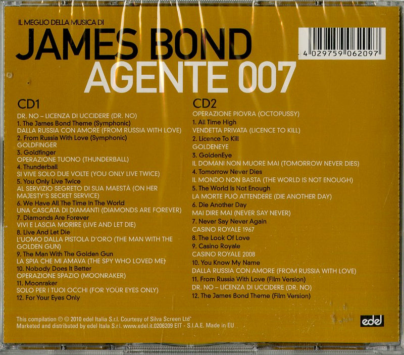 Compilation - Il Meglio Della Musica Di J.Bond-007 Cd 4029759062097