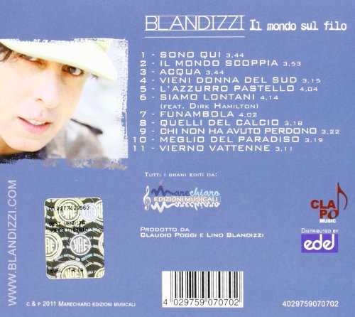 Blandizzi - Il Mondo Sul Filo CD 4029759070702