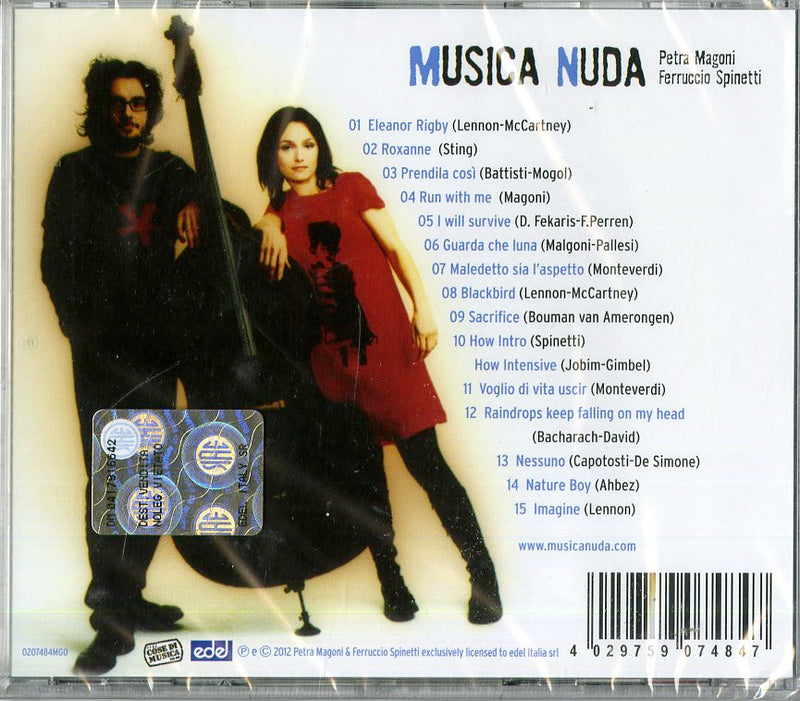 Musica Nuda( Magoni Petra, Spinetti Ferruccio) - Musica Nuda 1 CD 4029759074847