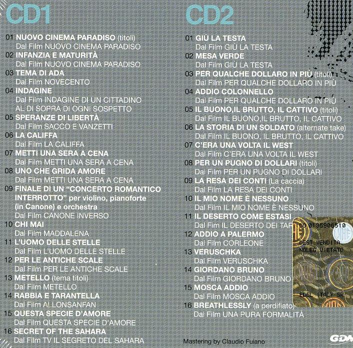 Morricone Ennio - Ennio Morricone Cd 4029759091813