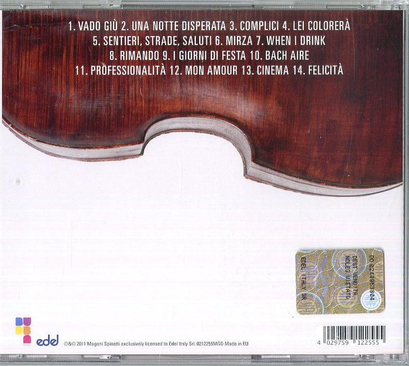 Musica Nuda( Magoni Petra, Spinetti Ferruccio) - Complici Cd 4029759122555