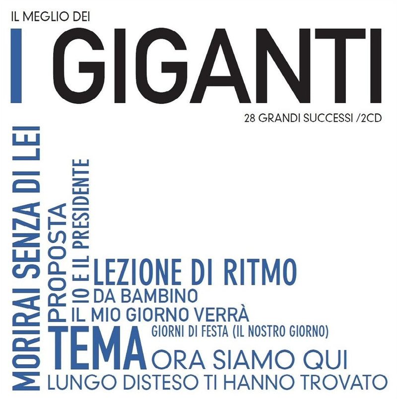 Giganti - Il Meglio De I Giganti Cd 4029759125587