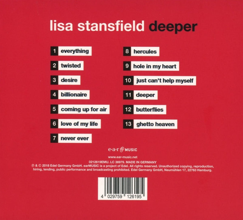 Stansfield Lisa - Deeper CD 4029759126195