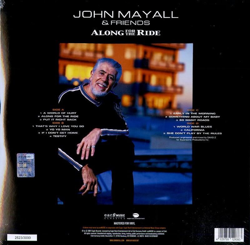 Mayall John - Along For The Ride (Limited Edt.) Vinile LP - Vinyl record 4029759129363