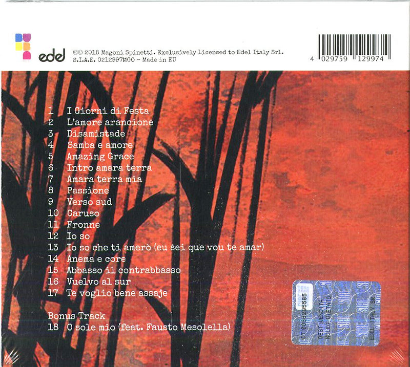 Musica Nuda( Magoni Petra, Spinetti Ferruccio) - Verso Sud Cd 4029759129974