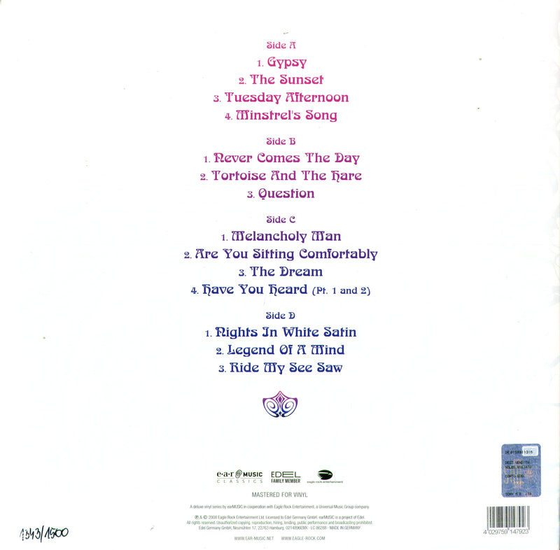 Moody Blues The - Live At The Isle Of Wight Festival 1970 Lp 4029759147923