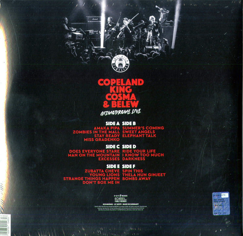 Copeland, King, Cosma & Belew - Gizmodrome Live Lp 4029759154853