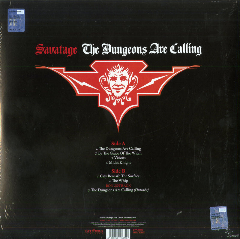 Savatage - The Dungeons Are Calling Lp 4029759156710