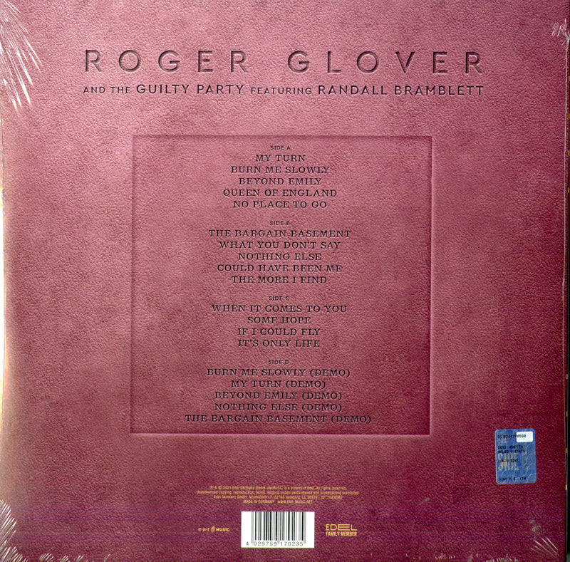 Glover Roger - Snapshot+ Lp 4029759170235