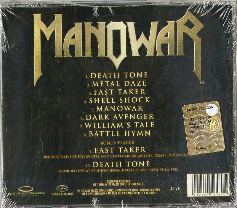 Manowar - Battle Hymns 2011 Cd 4042564125801