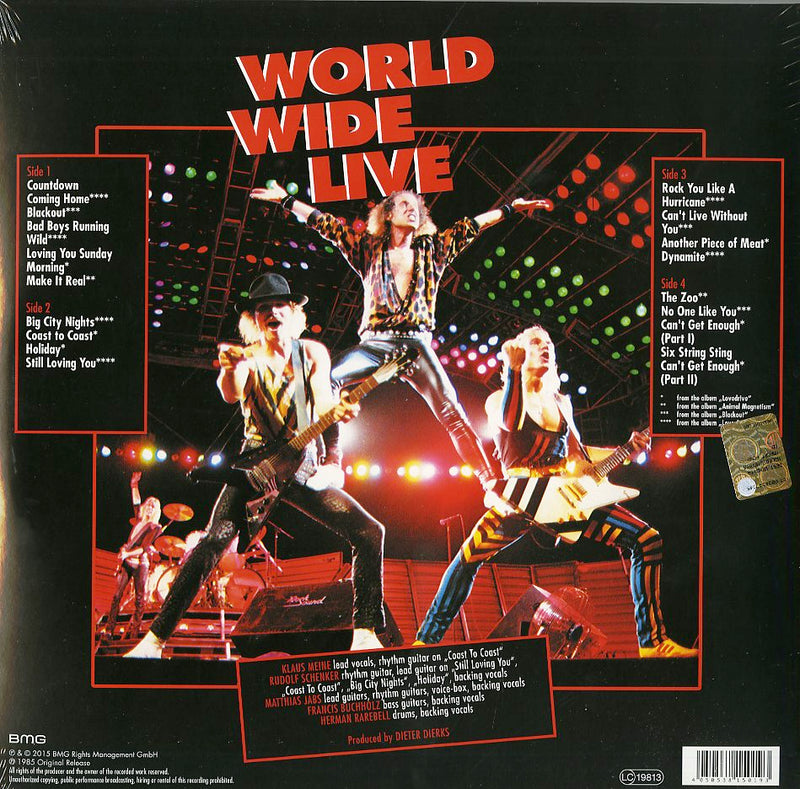 Scorpions - World Wide Live (2Lp+Cd) Lp 4050538150193