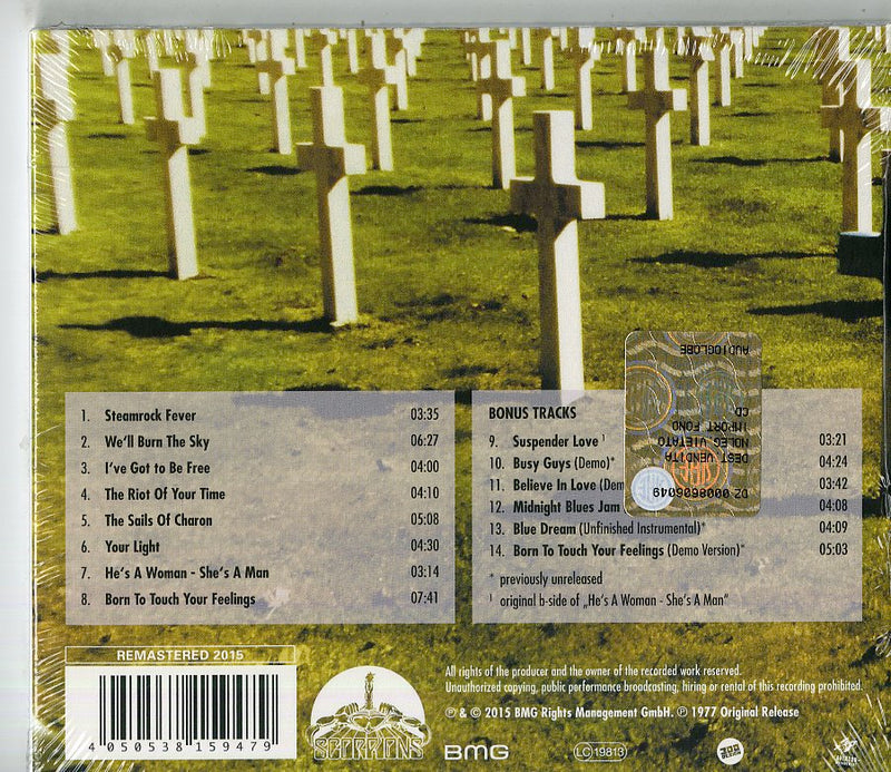 Scorpions - Taken By Force Cd 4050538159479