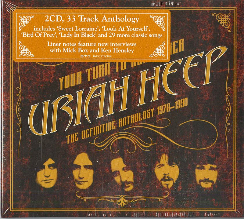 Uriah Heep - Your Turn To Remember: The Definitive Antthology 1970 - 1990 Cd 4050538176827