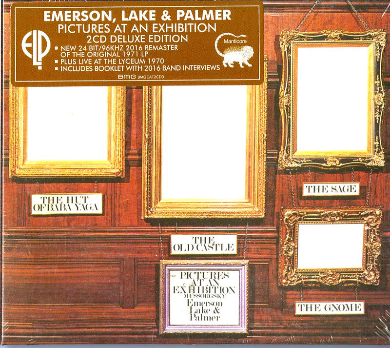 Emerson Lake & Palmer - Pictures At An Exhibition (Deluxe Edt.Remastered) CD 4050538180077