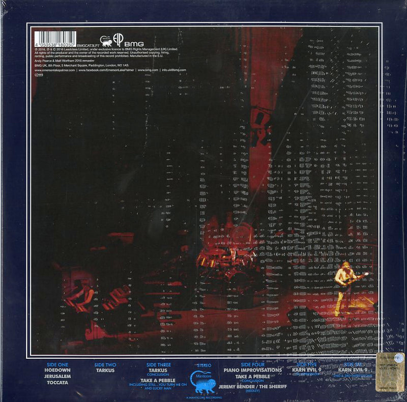 Emerson Lake & Palmer - Welcome Back My Friends To The Show That Never End Lp 4050538180350