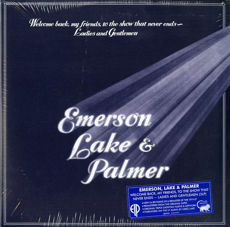 Emerson Lake & Palmer - Welcome Back My Friends To The Show That Never End Lp 4050538180350