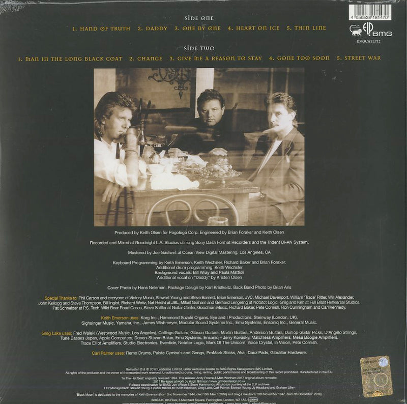 Emerson Lake & Palmer - In The Hot Seat Lp 4050538181470