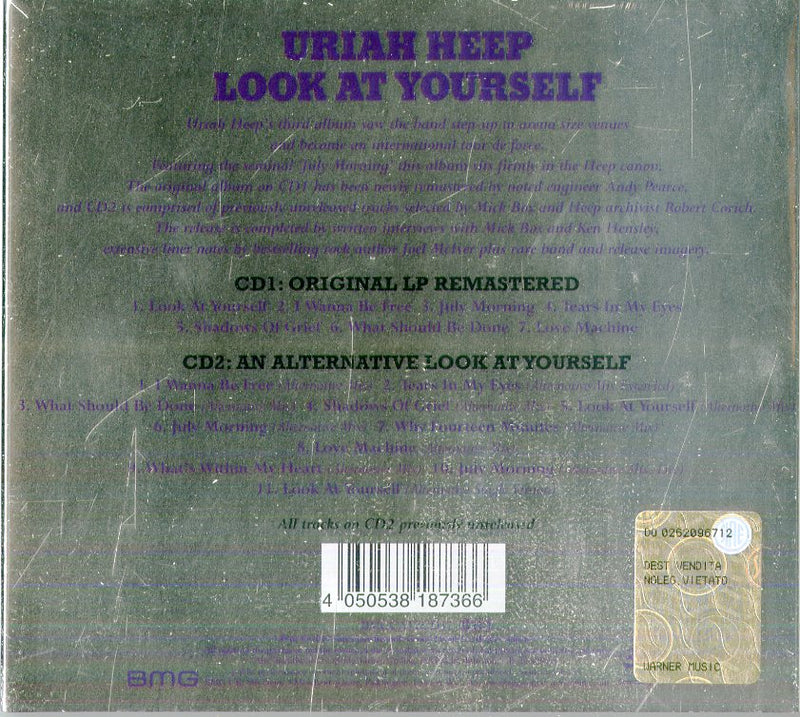 Uriah Heep - Look At Yourself Cd 4050538187366