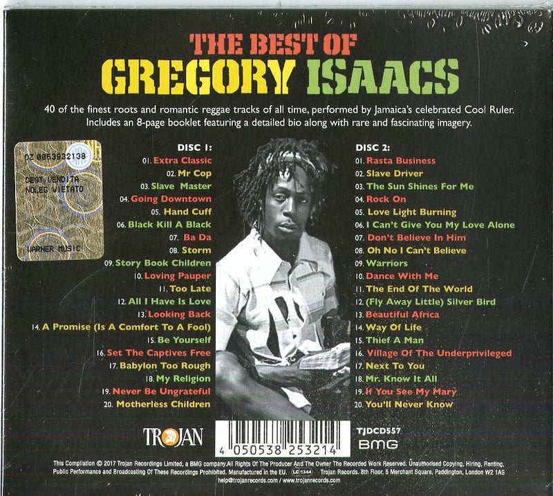 Isaacs Gregory - The Best Of Gregory Isaacs Cd 4050538253214